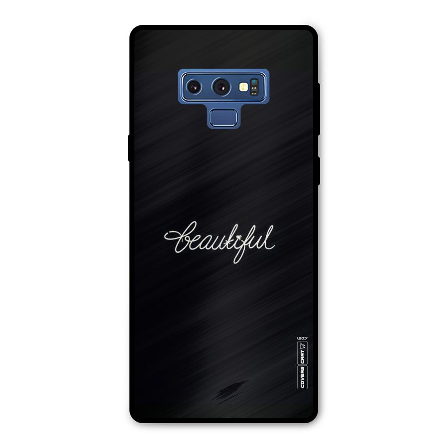 Classic Beautiful Metal Back Case for Galaxy Note 9