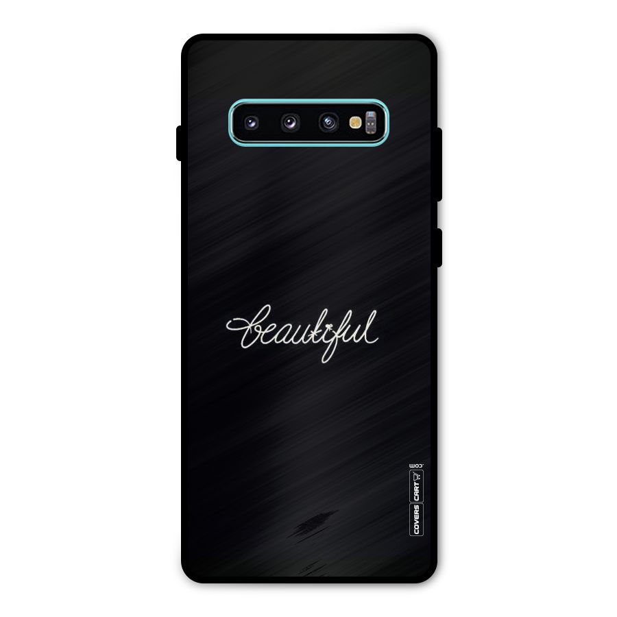 Classic Beautiful Metal Back Case for Galaxy S10 Plus
