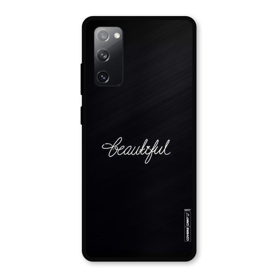 Classic Beautiful Metal Back Case for Galaxy S20 FE 5G