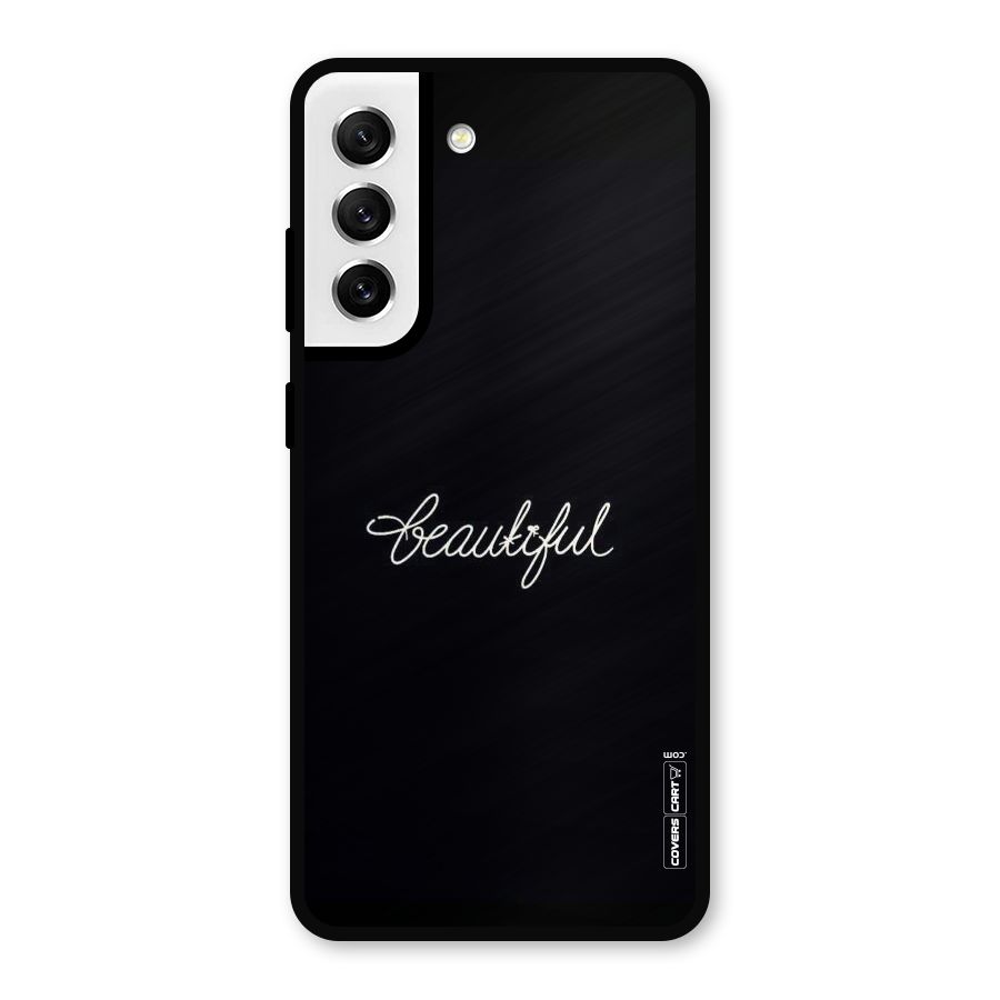 Classic Beautiful Metal Back Case for Galaxy S21 FE 5G