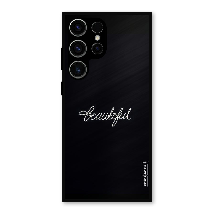 Classic Beautiful Metal Back Case for Galaxy S23 Ultra