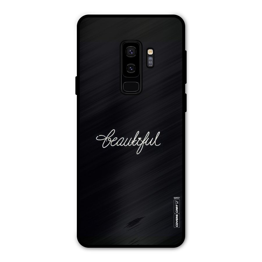 Classic Beautiful Metal Back Case for Galaxy S9 Plus
