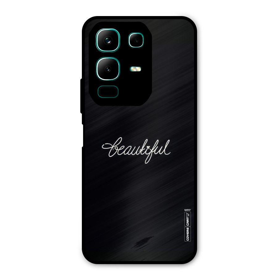 Classic Beautiful Metal Back Case for Infinix Note 50x