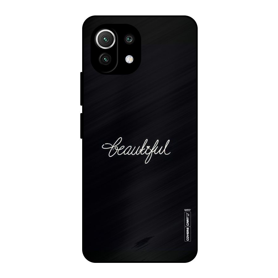 Classic Beautiful Metal Back Case for Mi 11 Lite NE 5G