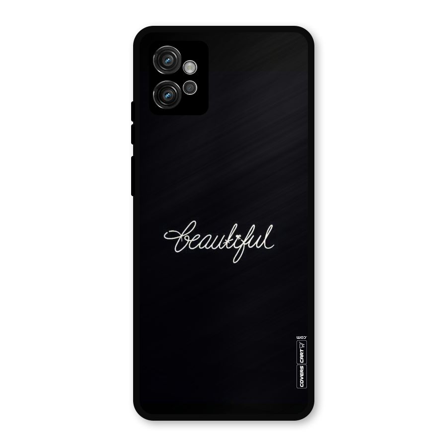 Classic Beautiful Metal Back Case for Moto G32