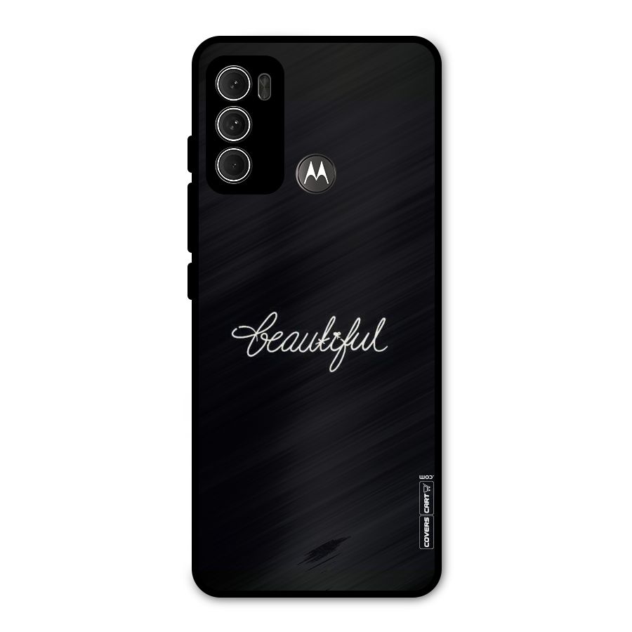 Classic Beautiful Metal Back Case for Moto G60