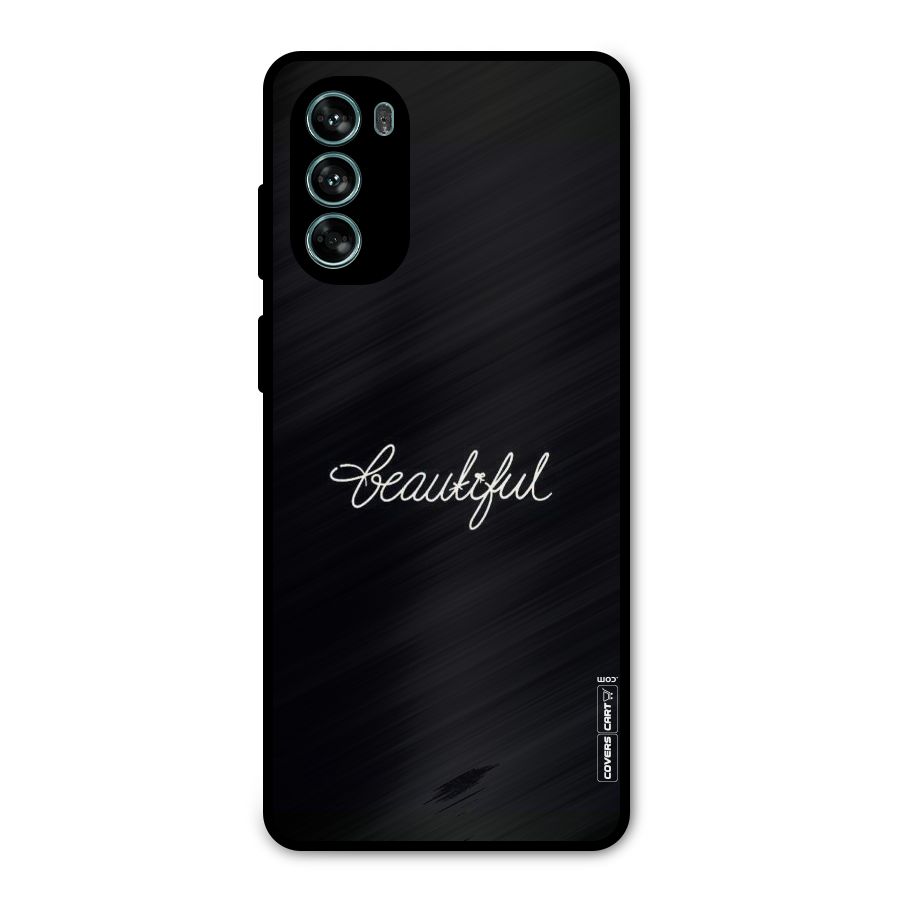 Classic Beautiful Metal Back Case for Moto G62