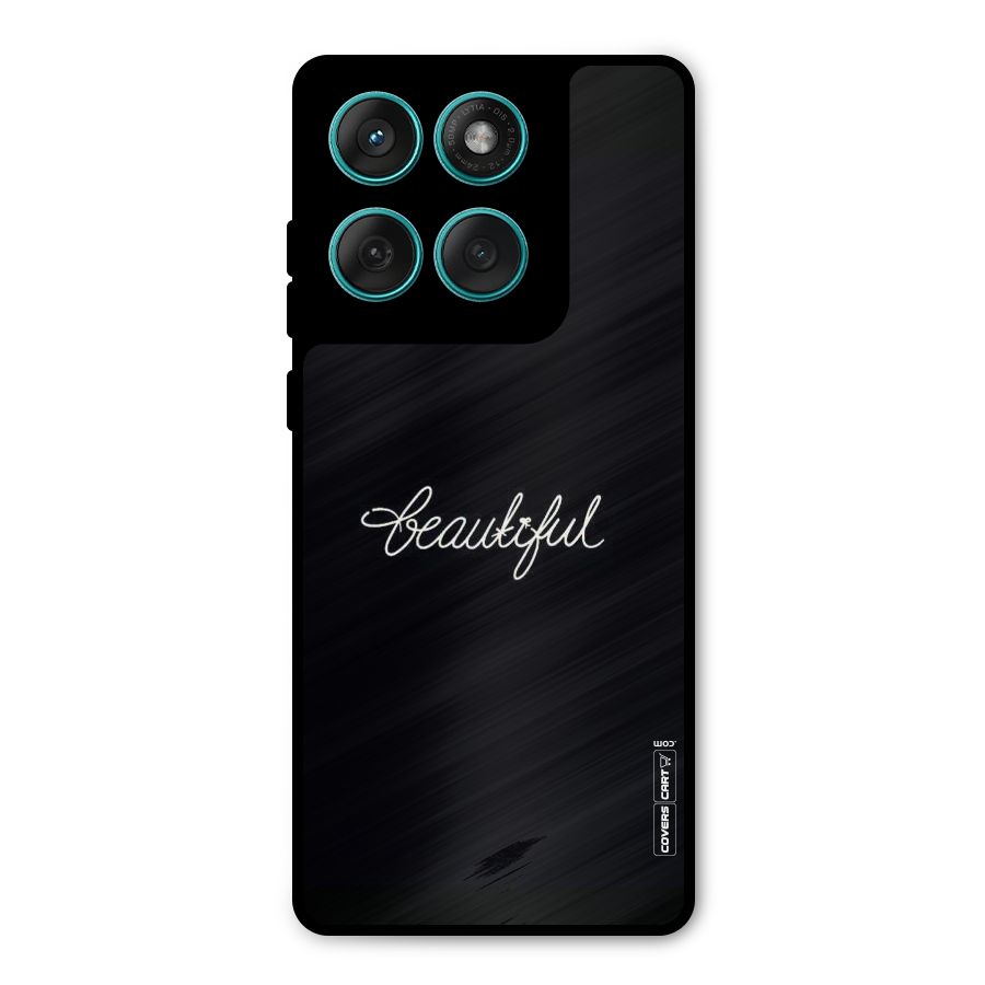 Classic Beautiful Metal Back Case for Motorola Edge 60 Fusion