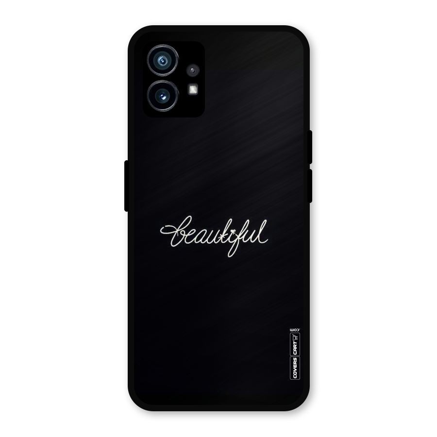 Classic Beautiful Metal Back Case for Nothing Phone 1
