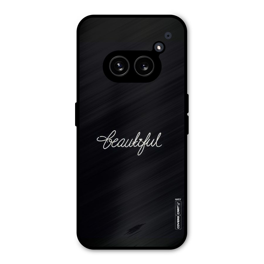 Classic Beautiful Metal Back Case for Nothing Phone 2a Plus