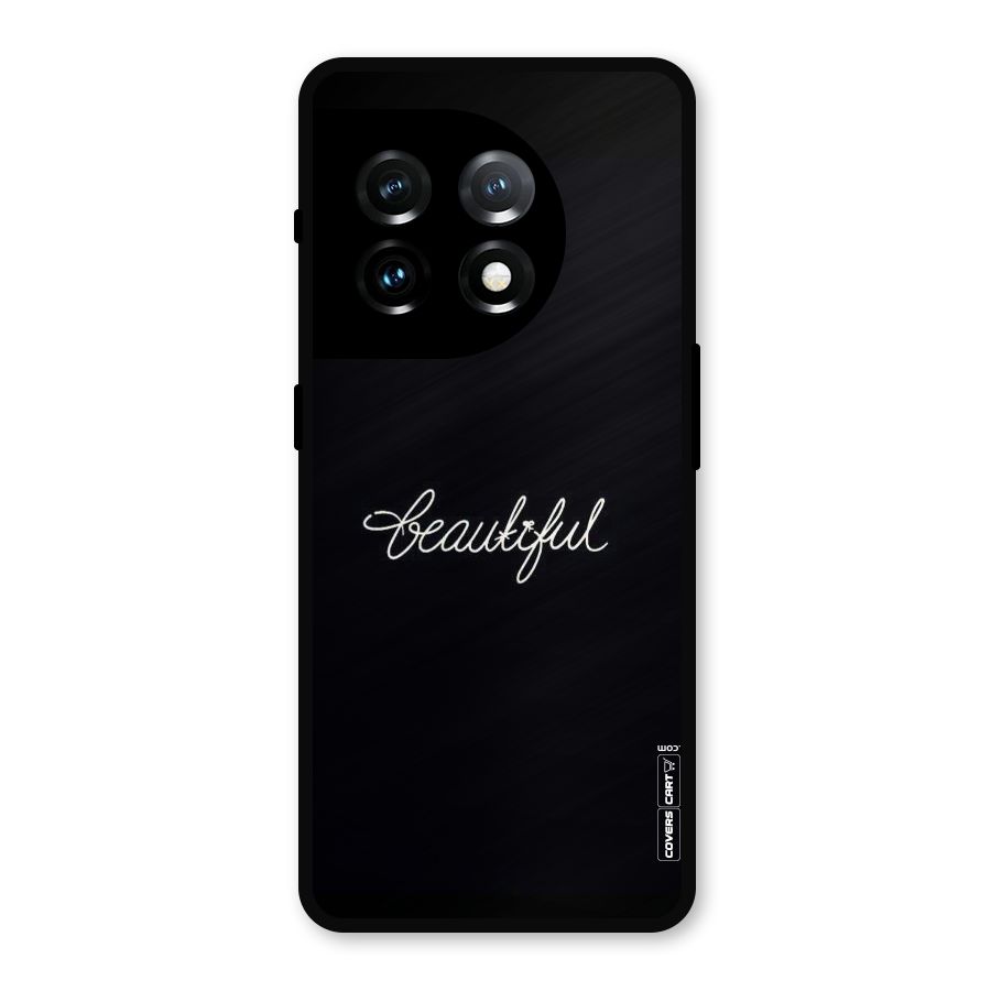 Classic Beautiful Metal Back Case for OnePlus 11