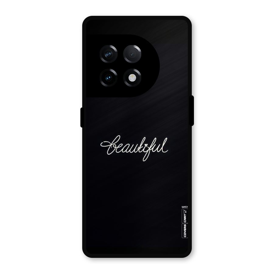 Classic Beautiful Metal Back Case for OnePlus 11R