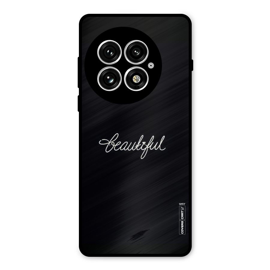 Classic Beautiful Metal Back Case for OnePlus 13