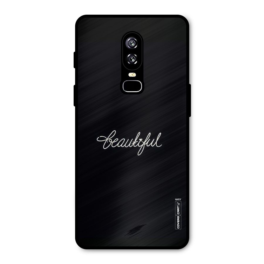 Classic Beautiful Metal Back Case for OnePlus 6