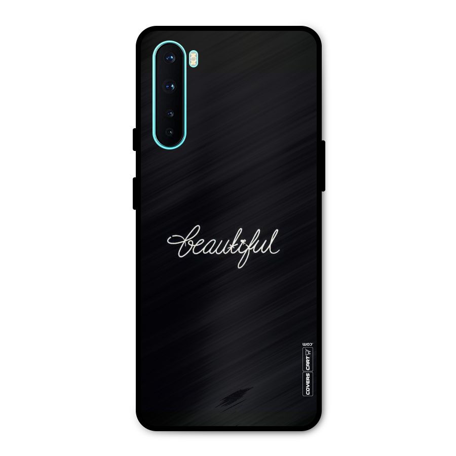 Classic Beautiful Metal Back Case for OnePlus Nord