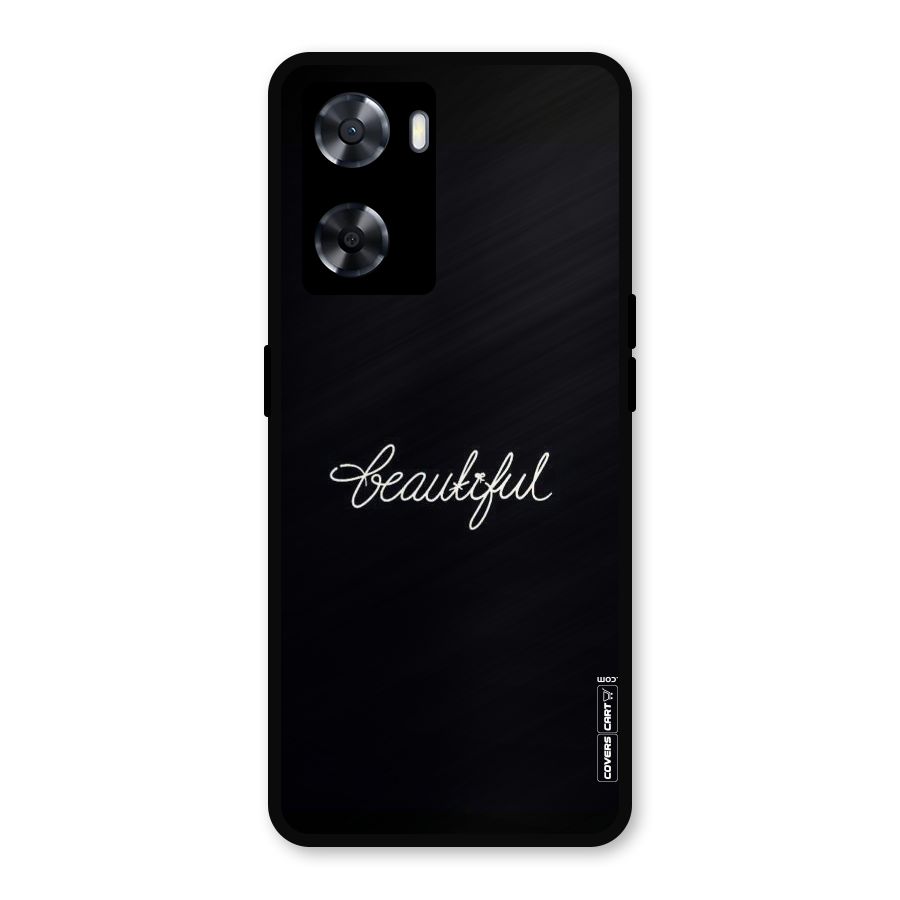 Classic Beautiful Metal Back Case for Oppo A57 2022