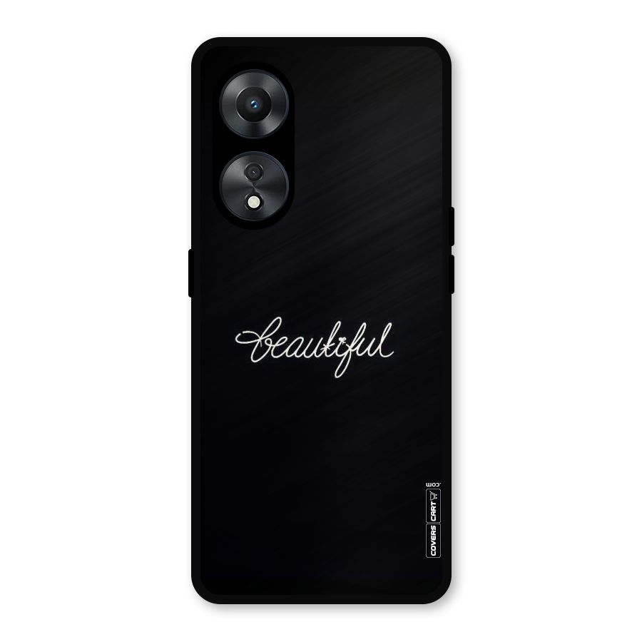 Classic Beautiful Metal Back Case for Oppo A78