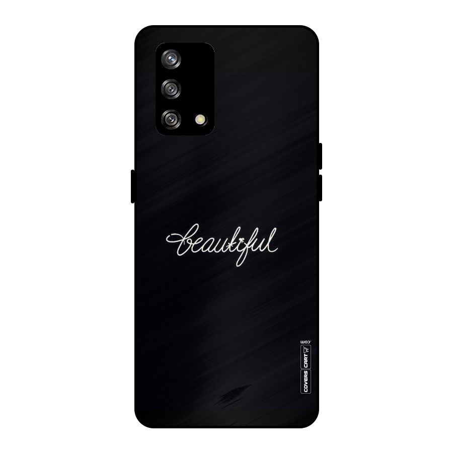 Classic Beautiful Metal Back Case for Oppo F19s