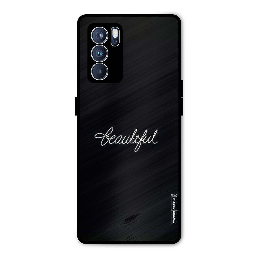 Classic Beautiful Metal Back Case for Oppo Reno6 Pro 5G
