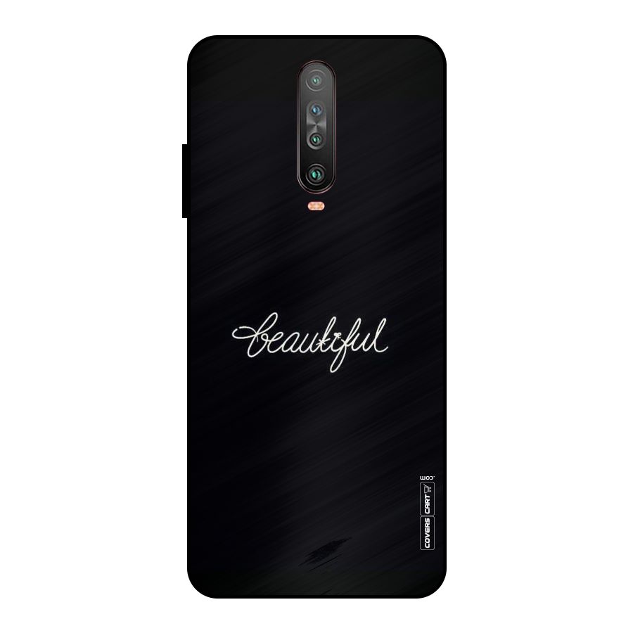 Classic Beautiful Metal Back Case for Poco X2