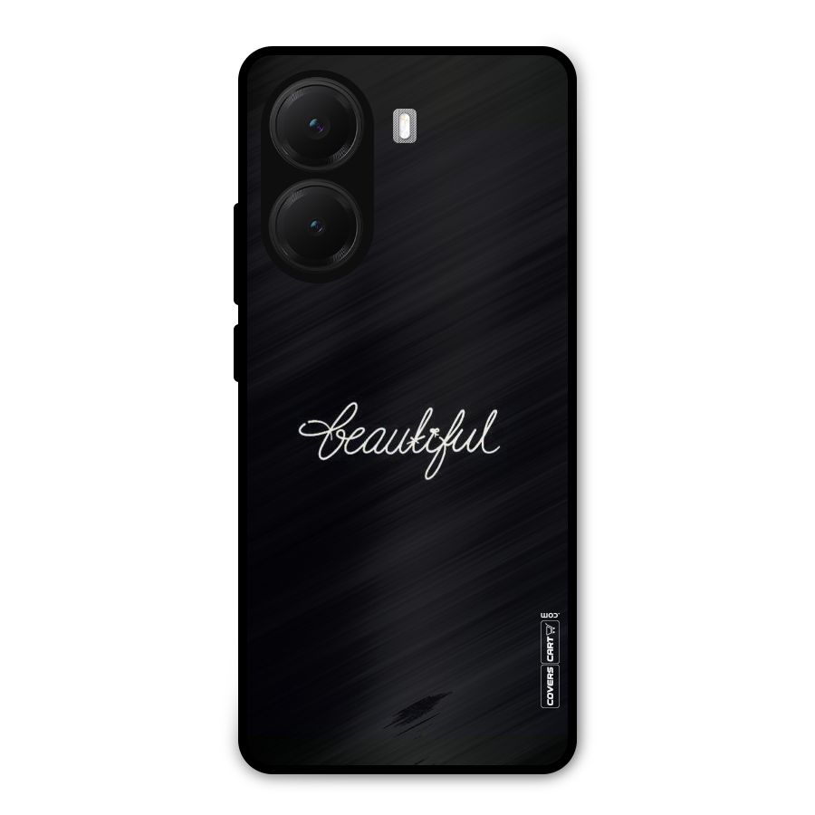 Classic Beautiful Metal Back Case for Poco X7 Pro