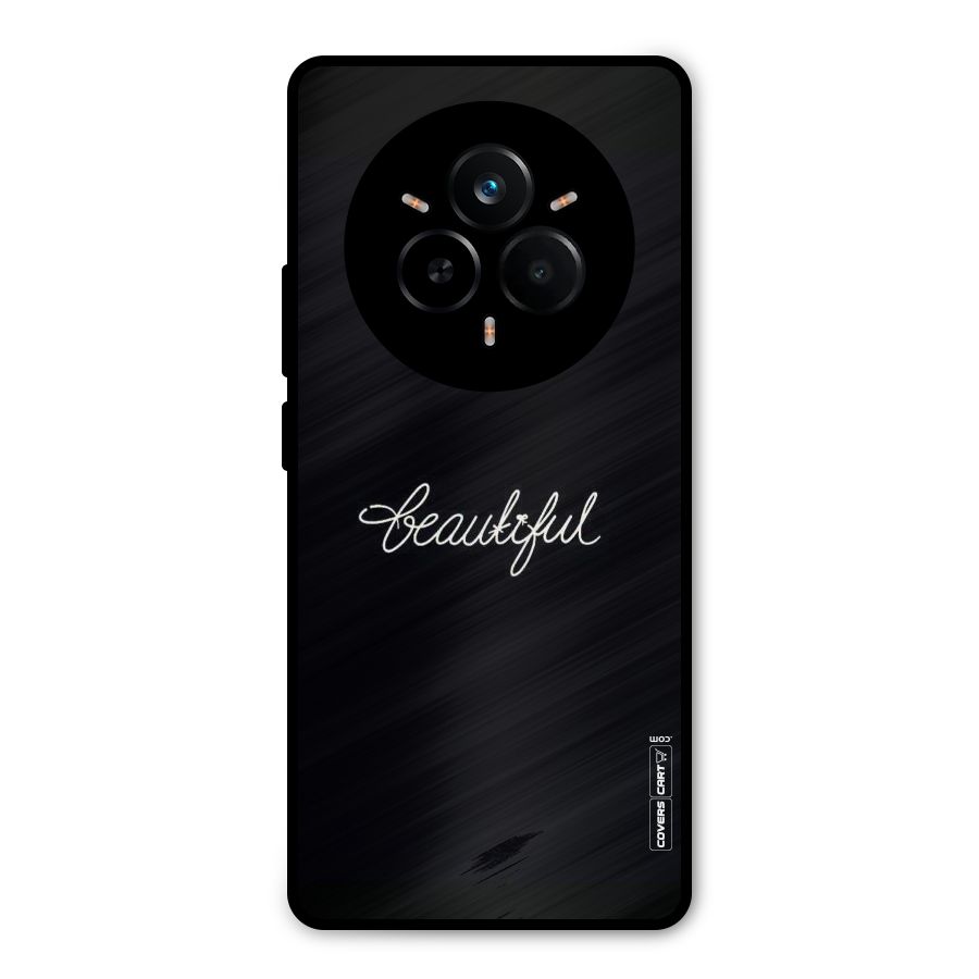Classic Beautiful Metal Back Case for Realme 14 Pro