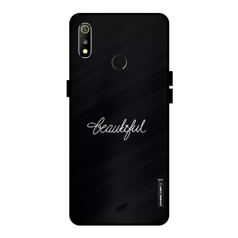 Classic Beautiful Metal Back Case for Realme 3i