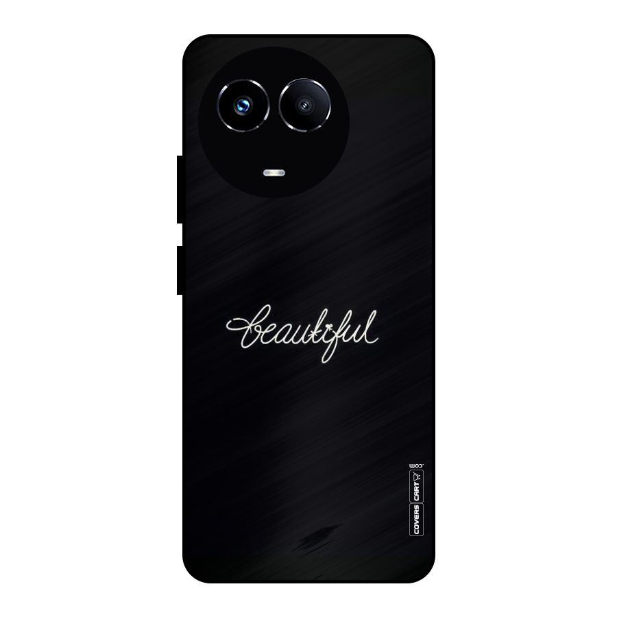 Classic Beautiful Metal Back Case for Realme Narzo 60X