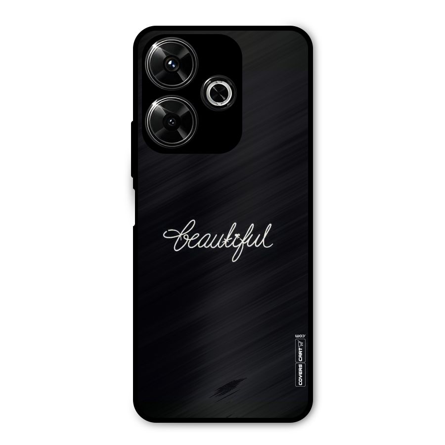 Classic Beautiful Metal Back Case for Redmi 13 5G