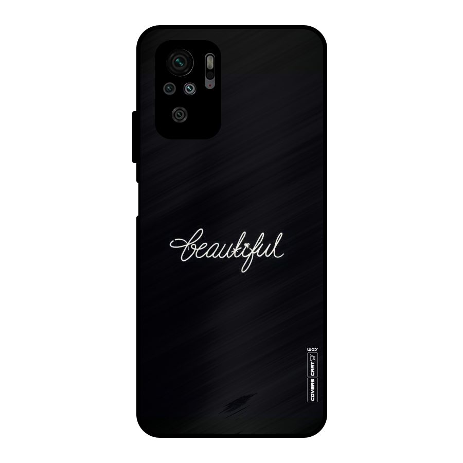 Classic Beautiful Metal Back Case for Redmi Note 10