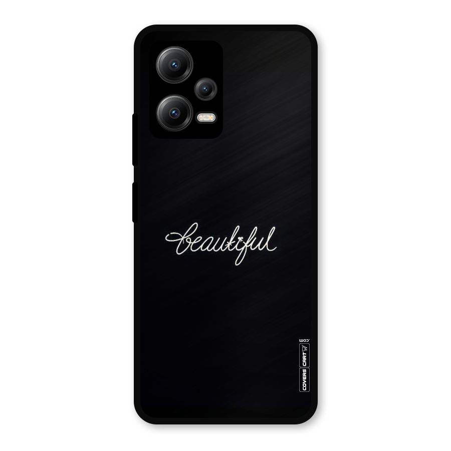 Classic Beautiful Metal Back Case for Redmi Note 12 5G