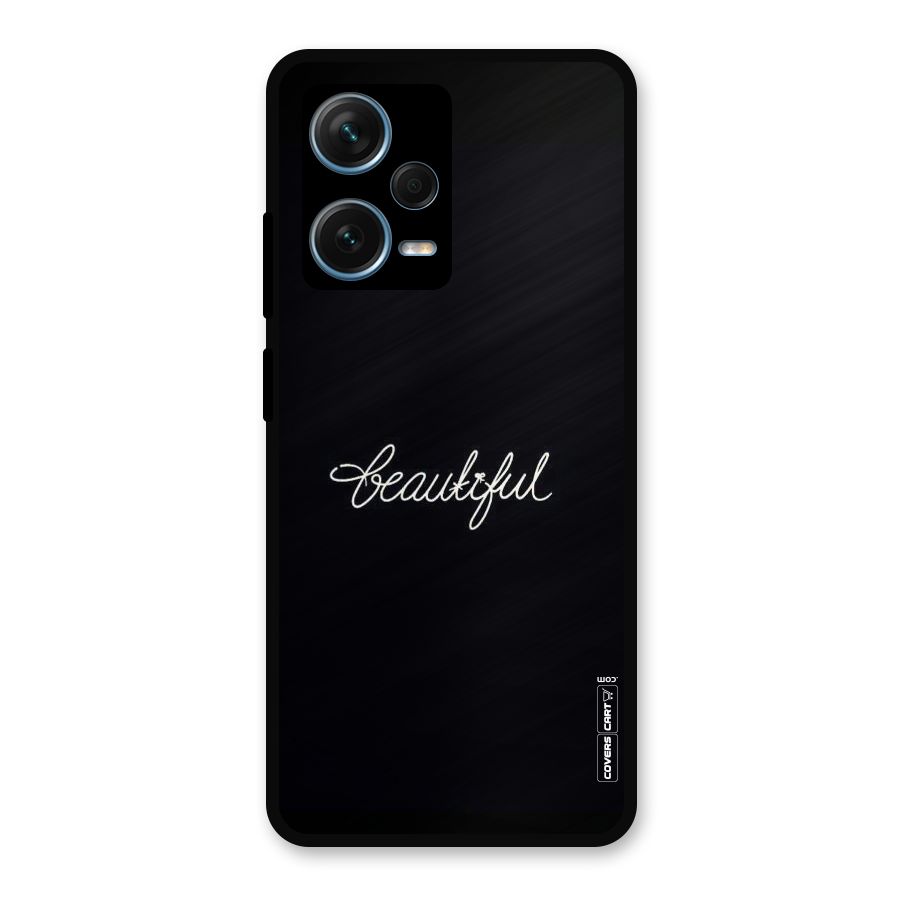 Classic Beautiful Metal Back Case for Redmi Note 12 Pro Plus 5G