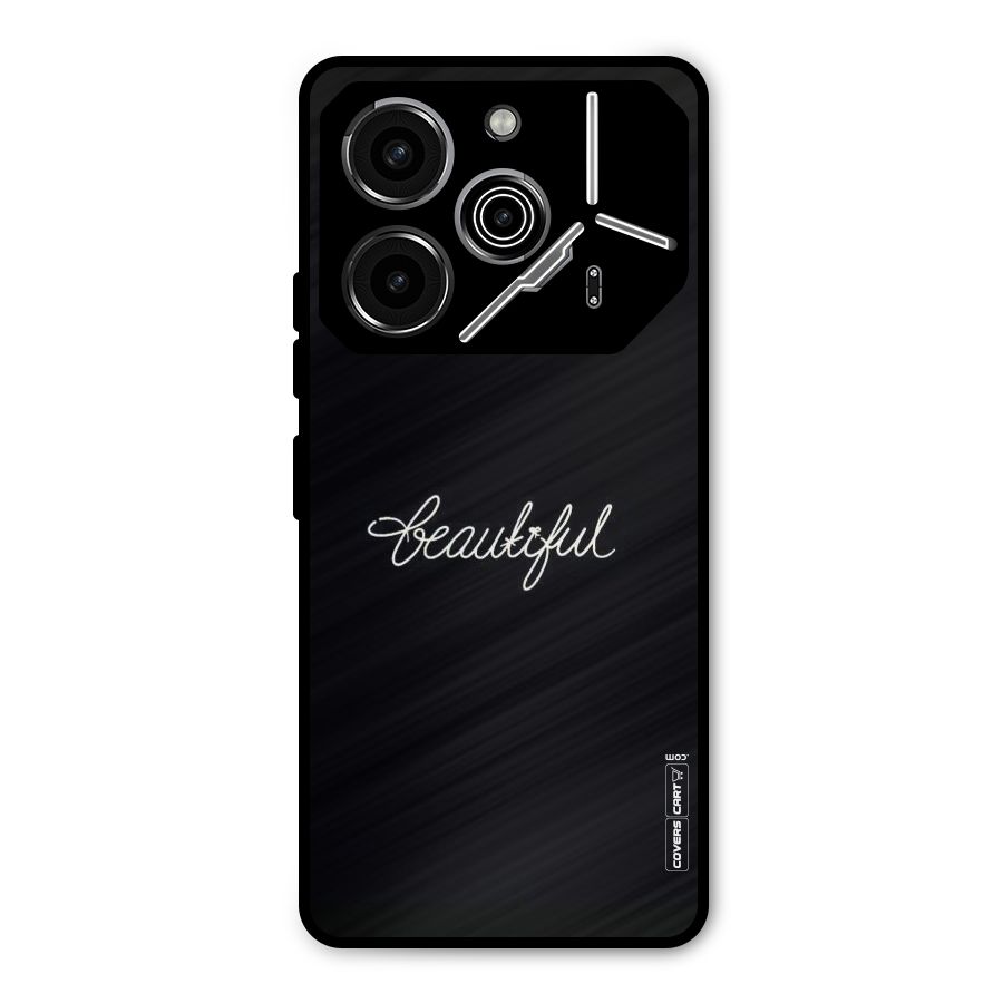 Classic Beautiful Metal Back Case for Tecno Pova 6 Pro