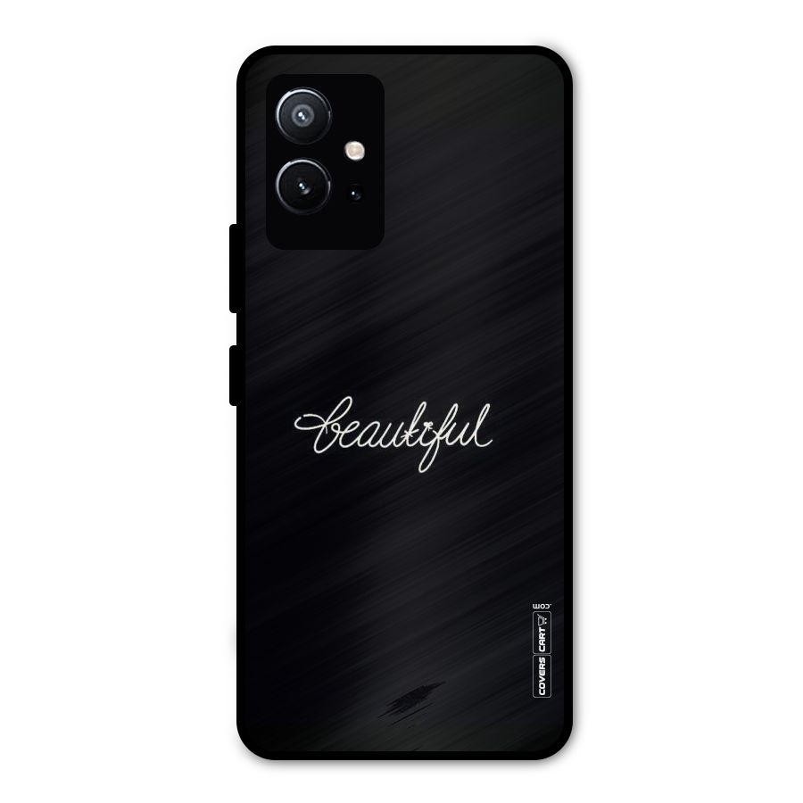 Classic Beautiful Metal Back Case for Vivo T1 5G