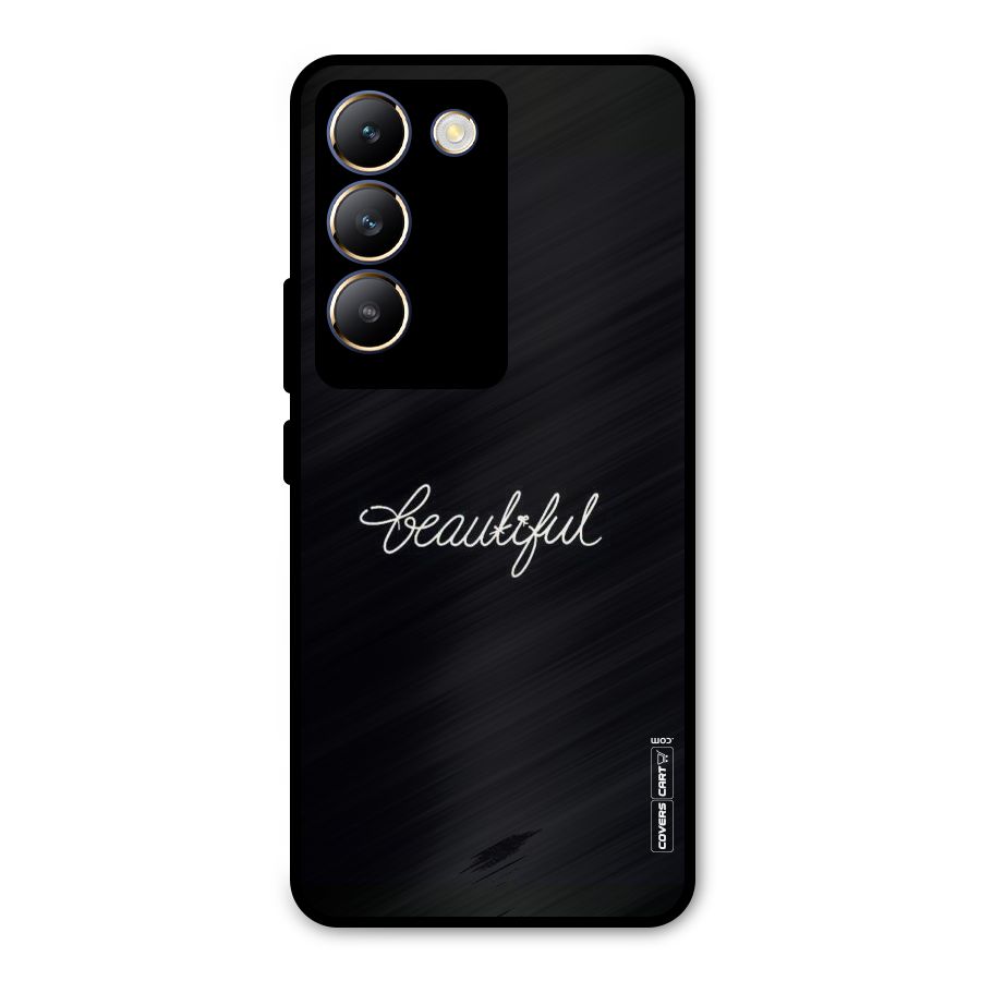 Classic Beautiful Metal Back Case for Vivo T3 5G