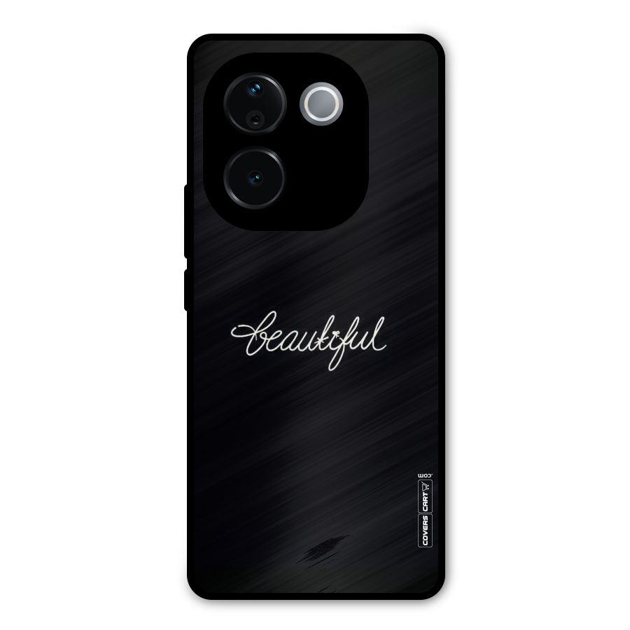 Classic Beautiful Metal Back Case for Vivo T3 Pro