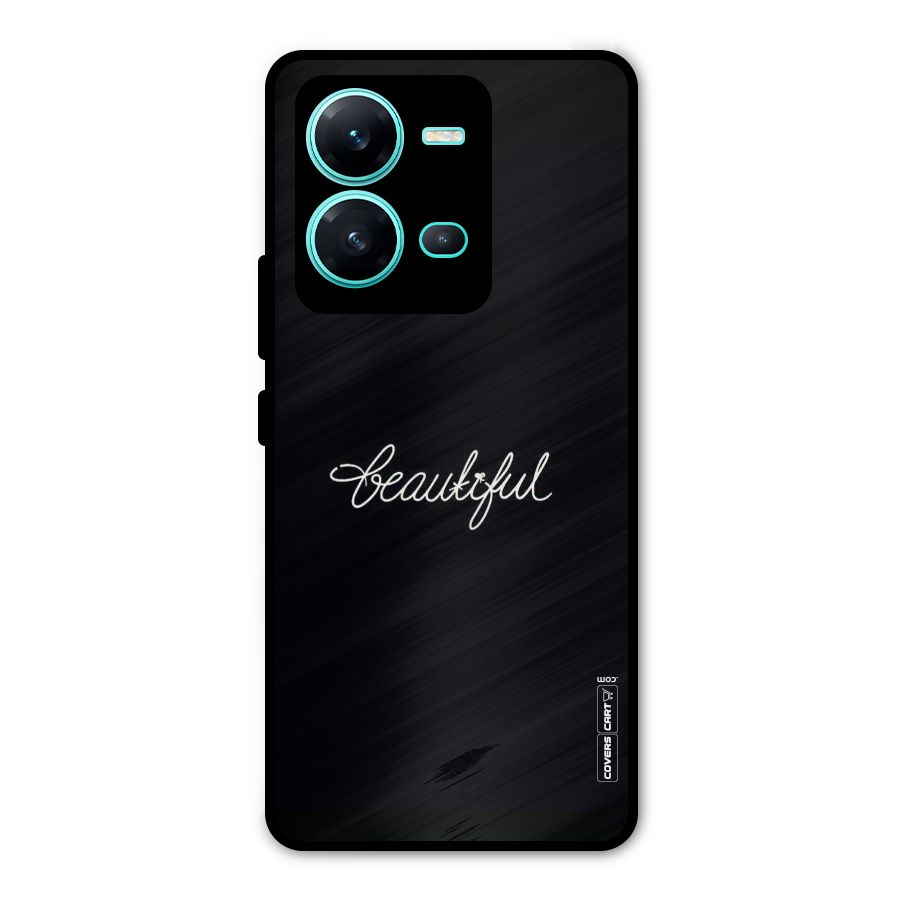 Classic Beautiful Metal Back Case for Vivo V25