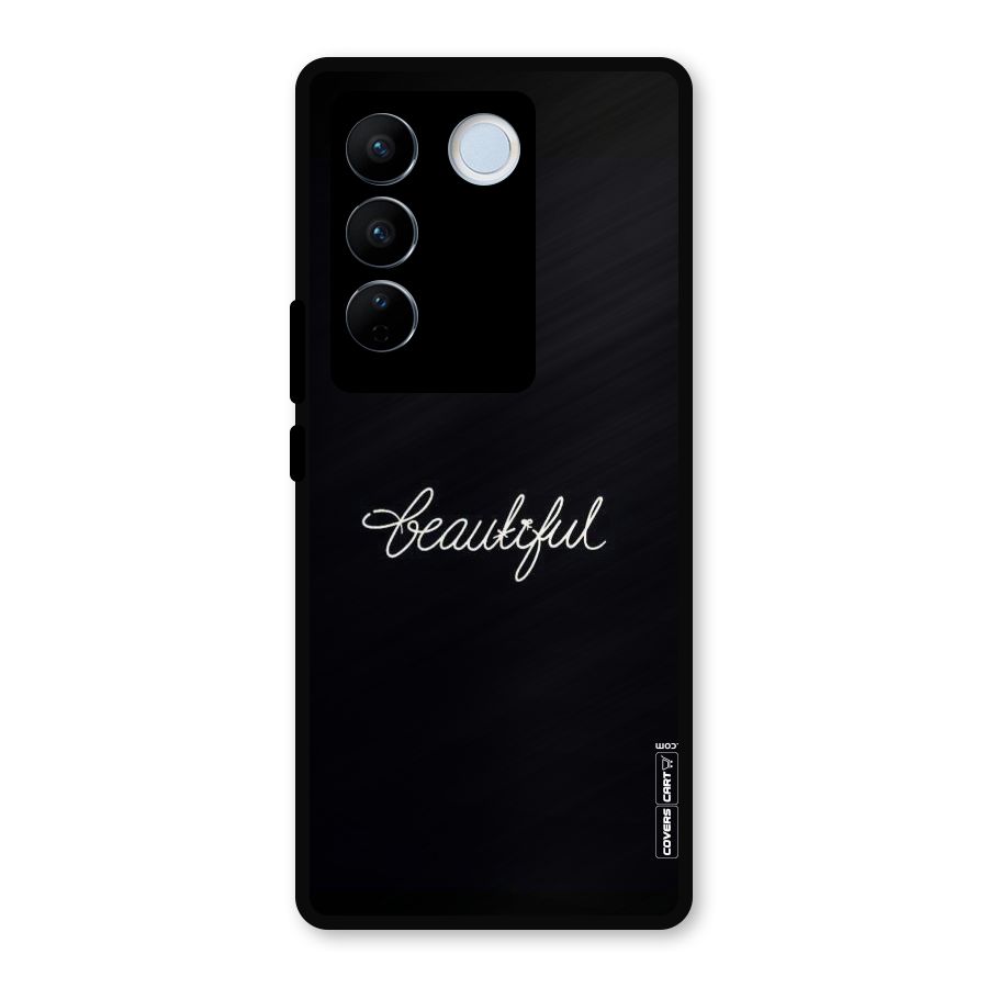 Classic Beautiful Metal Back Case for Vivo V27 Pro