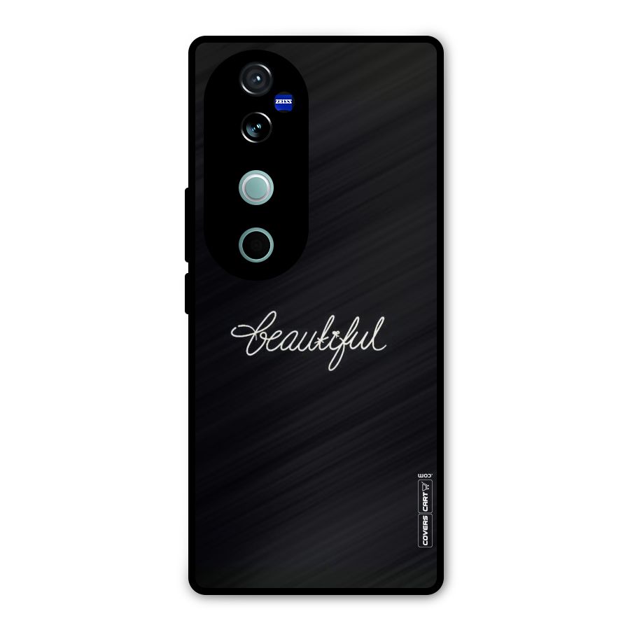Classic Beautiful Metal Back Case for Vivo V40