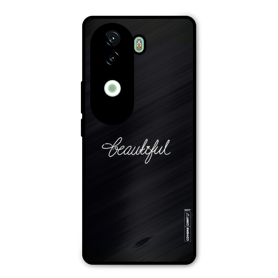 Classic Beautiful Metal Back Case for Vivo V40e
