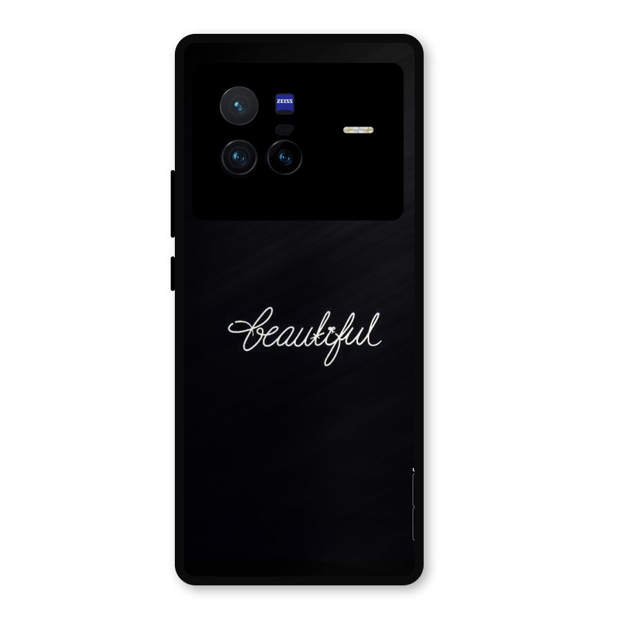 Classic Beautiful Metal Back Case for Vivo X80