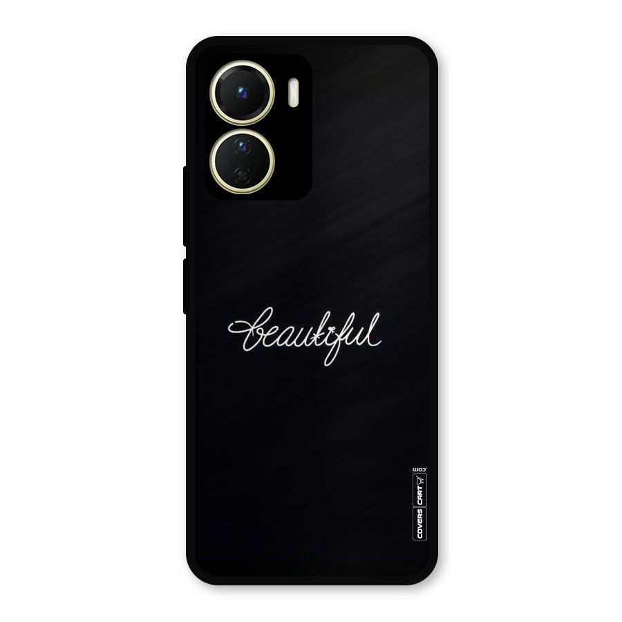 Classic Beautiful Metal Back Case for Vivo Y16