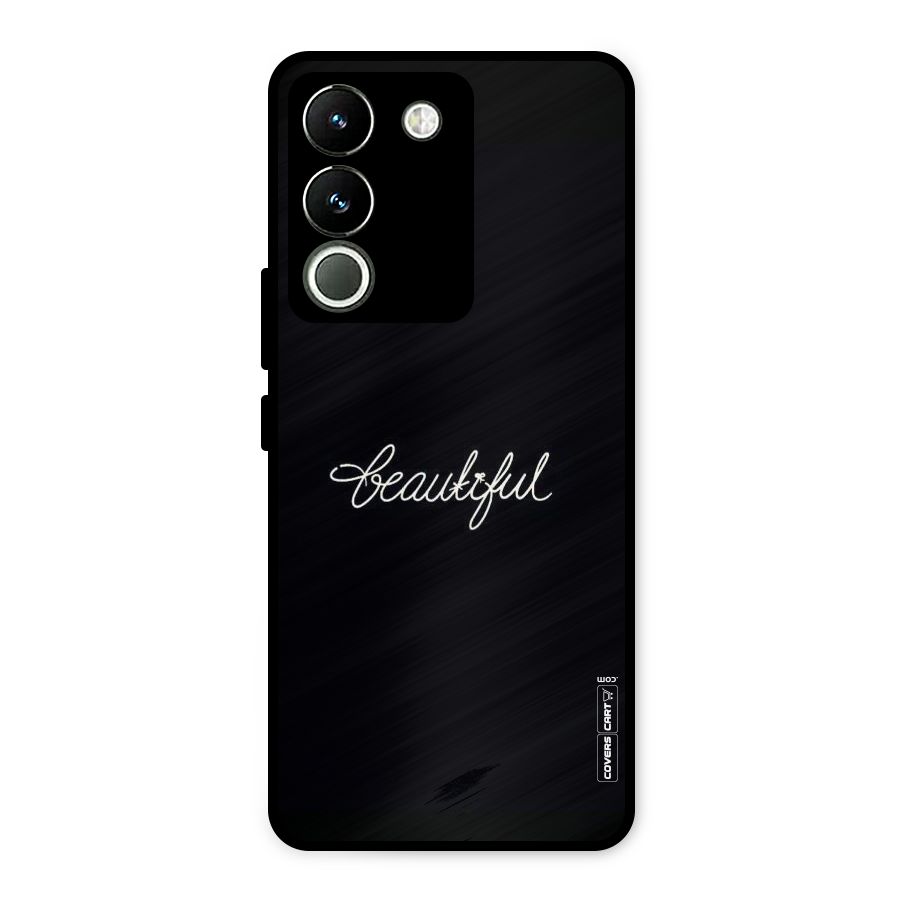 Classic Beautiful Metal Back Case for Vivo Y200