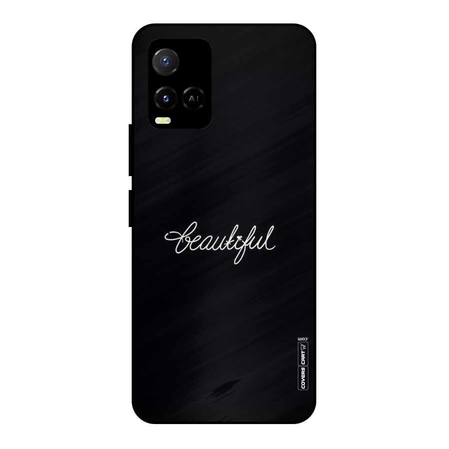 Classic Beautiful Metal Back Case for Vivo Y21T