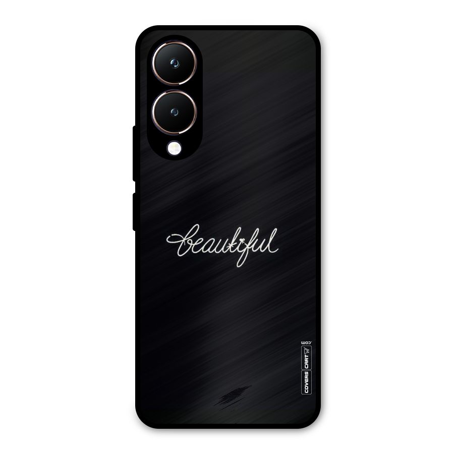 Classic Beautiful Metal Back Case for Vivo Y28