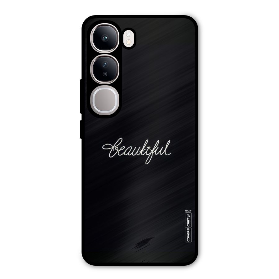 Classic Beautiful Metal Back Case for Vivo Y300