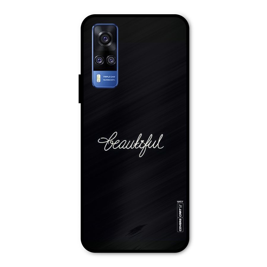 Classic Beautiful Metal Back Case for Vivo Y51A
