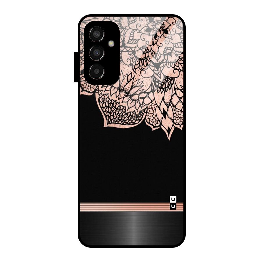 Classic Black Sleak Design Glass Back Case for Galaxy F13