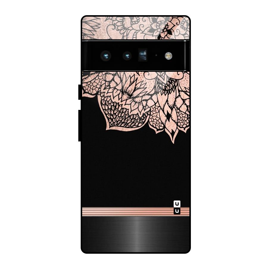 Classic Black Sleak Design Glass Back Case for Google Pixel 6 Pro