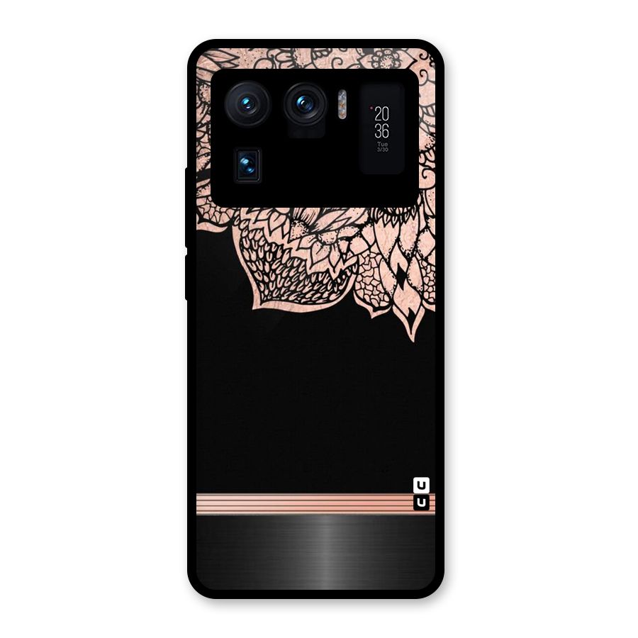Classic Black Sleak Design Glass Back Case for Mi 11 Ultra